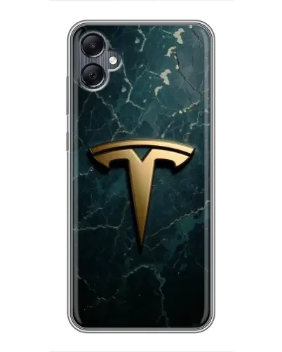 Чехол для Samsung Galaxy A05 с картинкой «Мраморная Tesla Gold»