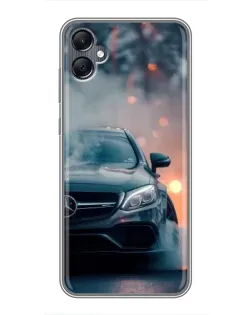 Чохол для Samsung Galaxy A05 з картинкою «Mercedes — нічне місто»