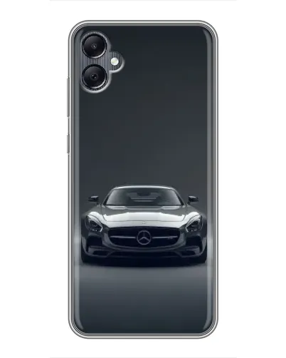 Чехол для Samsung Galaxy A05 с картинкой «Mercedes на черном»