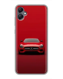 Чехол для Samsung Galaxy A05 с картинкой «Красный Mercedes AMG»