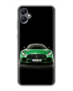 Чохол для Samsung Galaxy A05 з картинкою «Mercedes — неоновий лого»