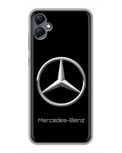Чохол для Samsung Galaxy A05 з картинкою «Mercedes Silver Logo»