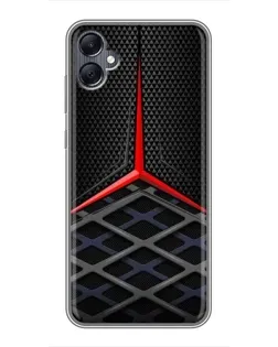 Чохол для Samsung Galaxy A05 з картинкою «Mercedes Carbon Grid»