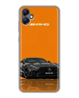 Чохол для Samsung Galaxy A05 з картинкою «Помаранчевий Mercedes AMG»