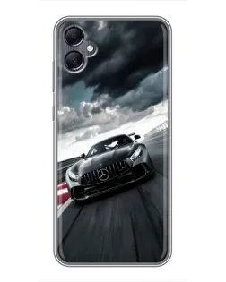 Чохол для Samsung Galaxy A05 з картинкою «Гоночний Mercedes AMG»