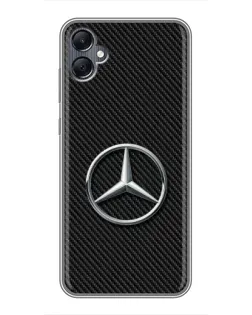 Чохол для Samsung Galaxy A05 з картинкою «Карбоновий Mercedes стиль»