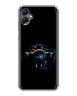 Чохол для Samsung Galaxy A05 з картинкою «Салон Audi — кермо» Чохол для Samsung Galaxy A05 з картинкою «Салон Audi — кермо»