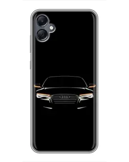 Чохол для Samsung Galaxy A05 з картинкою «Audi — нічний контур»