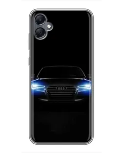Чохол для Samsung Galaxy A05 з картинкою «Audi в неоні»