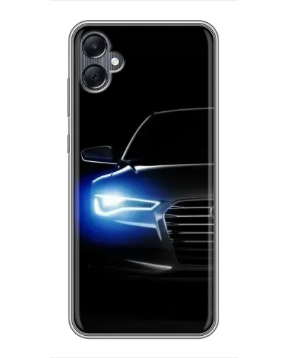 Чохол для Samsung Galaxy A05 з картинкою «Неоновий погляд Audi»