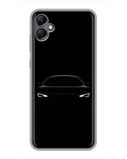 Чохол для Samsung Galaxy A05 з картинкою «Погляд Audi у темряві»