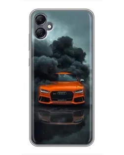 Чохол для Samsung Galaxy A05 з картинкою «Audi у хмарах диму»