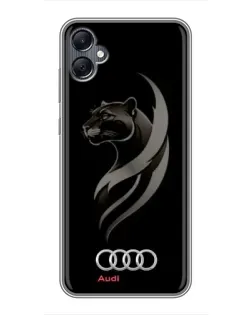 Чохол для Samsung Galaxy A05 з картинкою «Графіка — пантера та Audi»