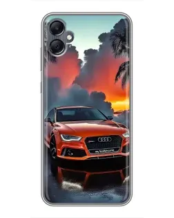 Чохол для Samsung Galaxy A05 з картинкою «Audi — захід сонця»