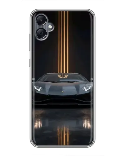 Чехол для Samsung Galaxy A05 с картинкой «Lamborghini золотые линии»