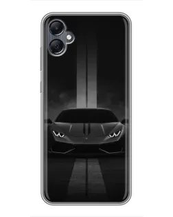 Чехол для Samsung Galaxy A05 с картинкой «Lamborghini симметрия дорог»