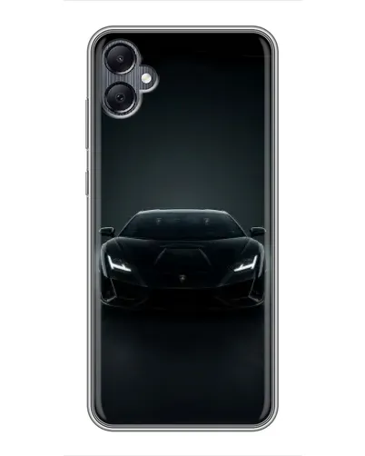 Чехол для Samsung Galaxy A05 с картинкой «Черный Lamborghini Aventador»
