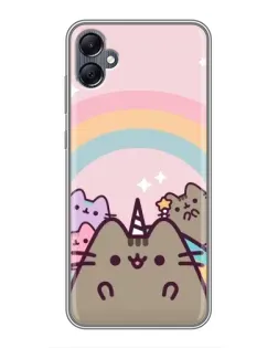 Чехол для Samsung Galaxy A05 с картинкой «Единорог Pusheen»