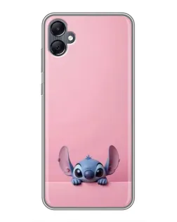 Чехол для Samsung Galaxy A05 с картинкой «Stitch выглядывает»