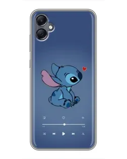 Чехол для Samsung Galaxy A05 с картинкой «Музыкальный Stitch»