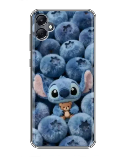 Чехол для Samsung Galaxy A05 с картинкой «Стич и голубика» Чехол для Samsung Galaxy A05 с картинкой «Стич и голубика»