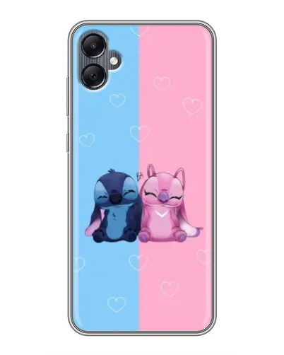 Чехол для Samsung Galaxy A05 с картинкой «Stitch и Angel Love» Чехол для Samsung Galaxy A05 с картинкой «Stitch и Angel Love»