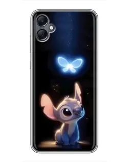 Чехол для Samsung Galaxy A05 с картинкой «Сияющий Стич»