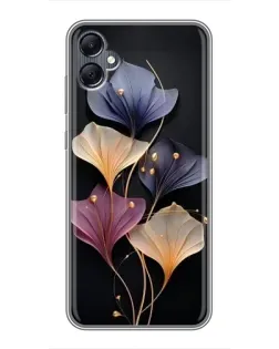 Чехол для Samsung Galaxy A05 с картинкой «Лиловые цветы грации»