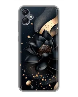 Чехол для Samsung Galaxy A05 с картинкой «Черный лотос»