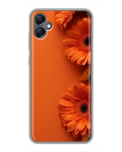 Чехол для Samsung Galaxy A05 с картинкой «Оранжевые герберы»