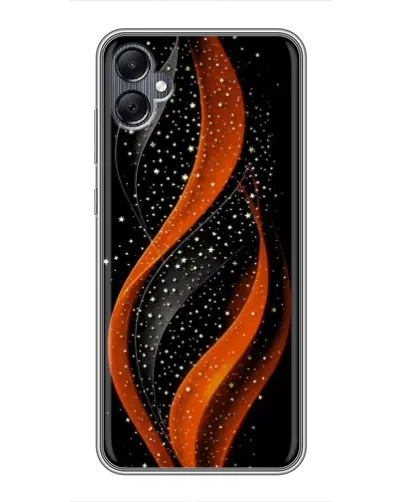 Чехол для Samsung Galaxy A05 с картинкой «Огненная звездная волна»