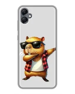Чохол для Samsung Galaxy A05 з картинкою «Капібара репер даб» Чохол для Samsung Galaxy A05 з картинкою «Капібара репер даб»