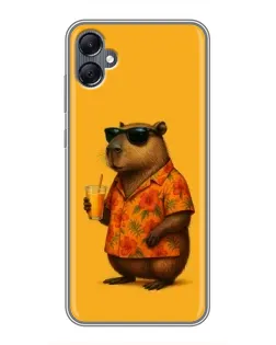 Чохол для Samsung Galaxy A05 з картинкою «Капібара на відпочинку» Чохол для Samsung Galaxy A05 з картинкою «Капібара на відпочинку»