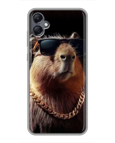 Чохол для Samsung Galaxy A05 з картинкою «Капібара золотий ланцюг»