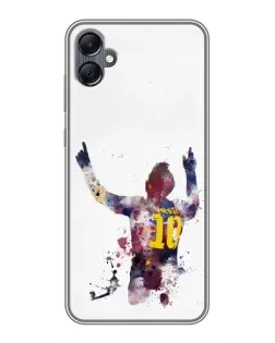 Чехол для Samsung Galaxy A05 с картинкой «Messi Barca»
