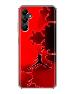Чехол для Samsung Galaxy A05s с картинкой «Jordan Red Smoke»