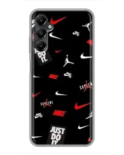 Чехол для Samsung Galaxy A05s с картинкой «Nike Mix Pattern»