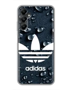 Чехол для Samsung Galaxy A05s с картинкой «Adidas Trefoil Blue»
