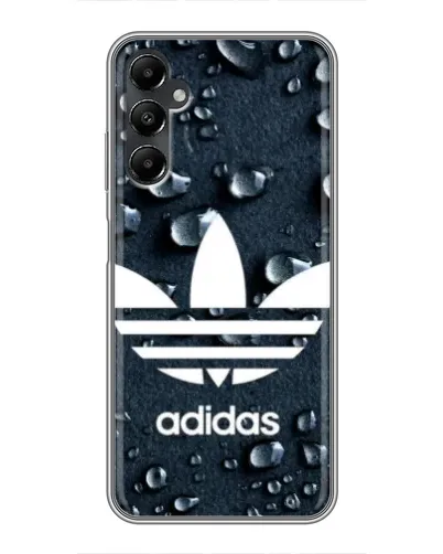 Чехол для Samsung Galaxy A05s с картинкой «Adidas Trefoil Blue»