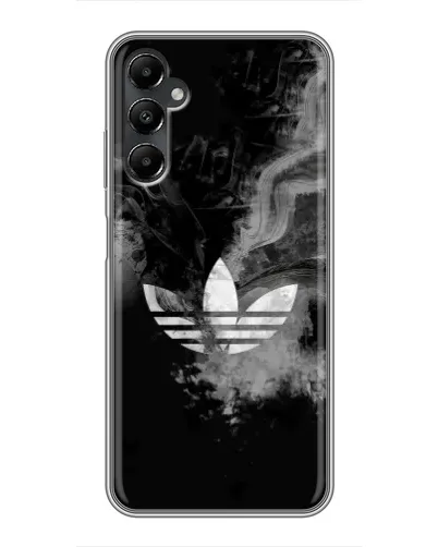 Чехол для Samsung Galaxy A05s с картинкой «Абстрактный дым Adidas»
