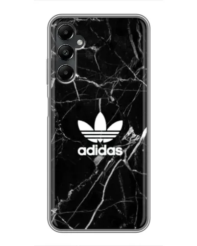 Чехол для Samsung Galaxy A05s с картинкой «Белый мрамор Adidas»