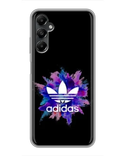 Чехол для Samsung Galaxy A05s с картинкой «Взрыв красок Adidas»