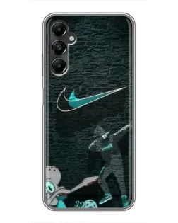 Чехол для Samsung Galaxy A05s с картинкой «Спортивный арт Nike»