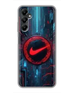Чехол для Samsung Galaxy A05s с картинкой «Техногенный стиль Nike»