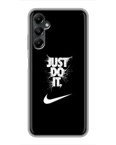 Чехол для Samsung Galaxy A05s с картинкой «Текстовый принт Nike»
