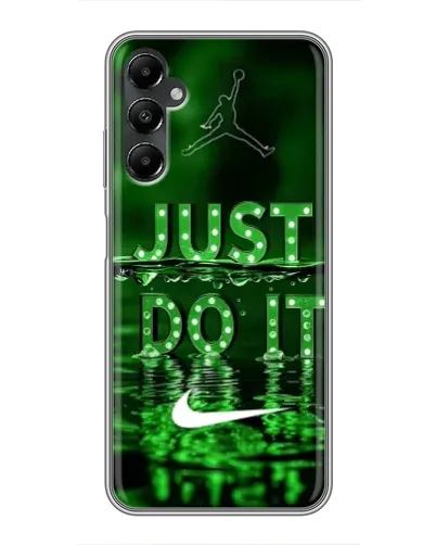 Чехол для Samsung Galaxy A05s с картинкой «Зеленый неоновый Nike»