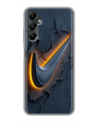 Чехол для Samsung Galaxy A05s с картинкой «Объемный логотип Найк»