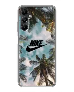 Чехол для Samsung Galaxy A05s с картинкой «Тропический принт Nike»