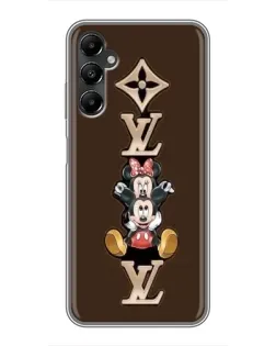 Чехол для Samsung Galaxy A05s с картинкой «LV и Микки Маус»
