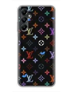 Чехол для Samsung Galaxy A05s с картинкой «Цветная монограмма LV»